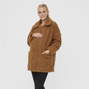 Mamalicious maternity teddy coat
